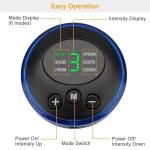 Ems Foot Massager Pain Relief,Electric Ems Massage Machine Mat,Rechargeable Portable Folding Automatic With 8 Mode/19 Intensity For Legs,Body,Hand Device For Men And Women
